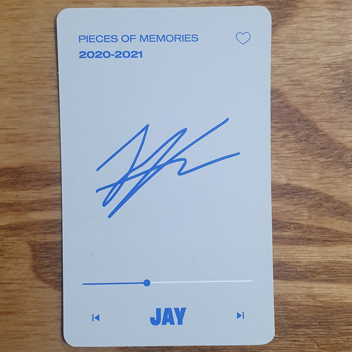 Jay Official Photocard Enhypen Pieces of Memories Kpop Genuine | eBay