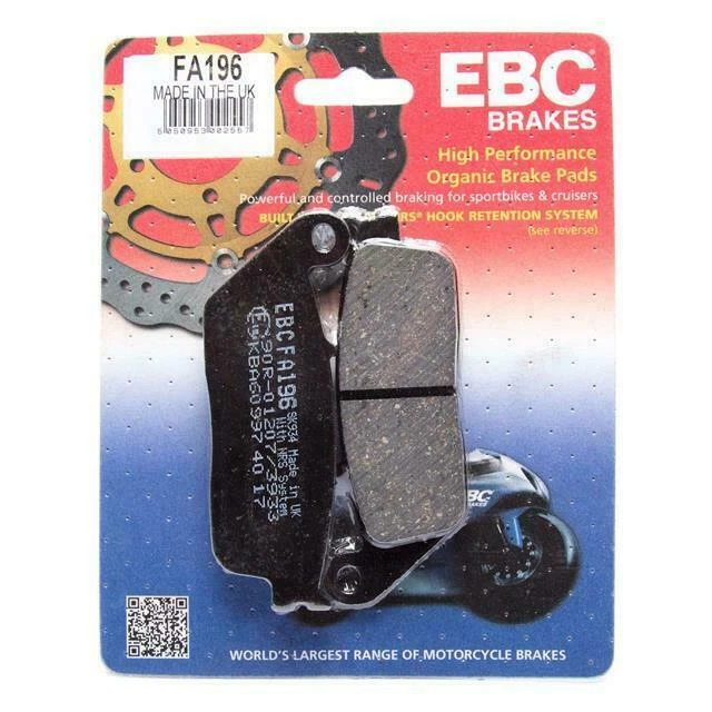 EBC Bike Brakes Kevlar Organic Pad (FA196)