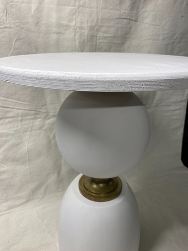 Custom made Contemporary style Wood Side Table End Table 20 1/2" ht - Picture 5 of 5