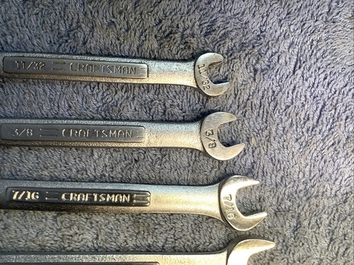 Lot Of 5 Craftsman USA v Series Combo 11/32, 3/8, 7/16, 1/2, 9/16 - Picture 6 of 8