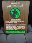 Vintage Zodiac Star Sign Wall Hanging Aquarius Wood Painted 70s Funky Retro Neon