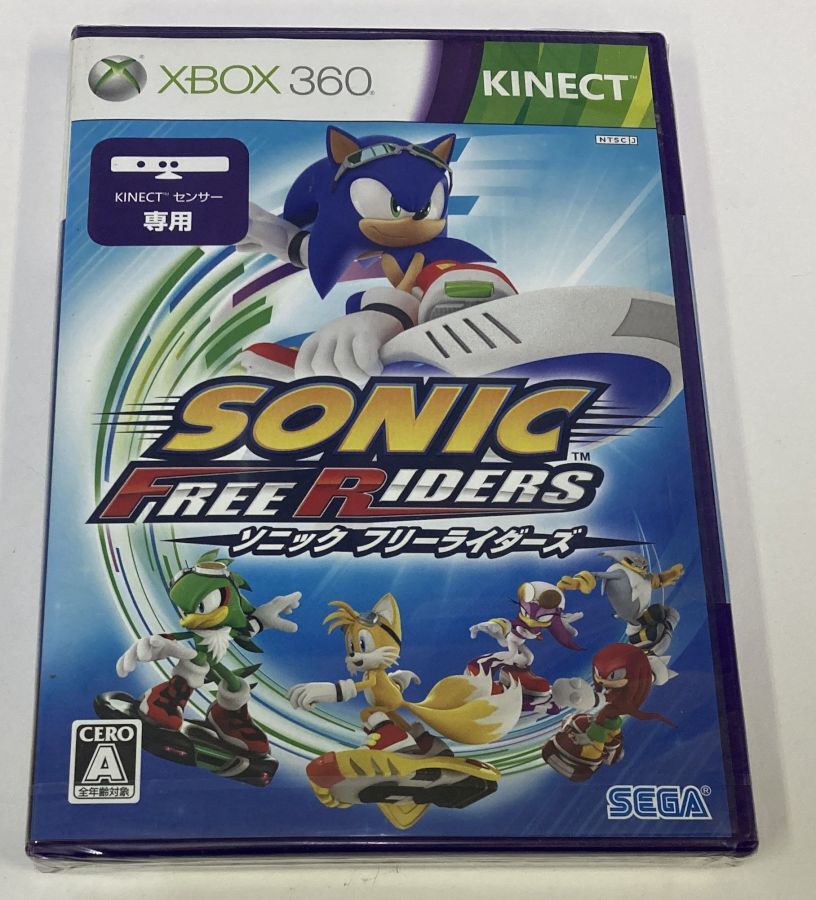 Microsoft Xbox 360 Sonic Free Riders Japan Version Unopened 5505