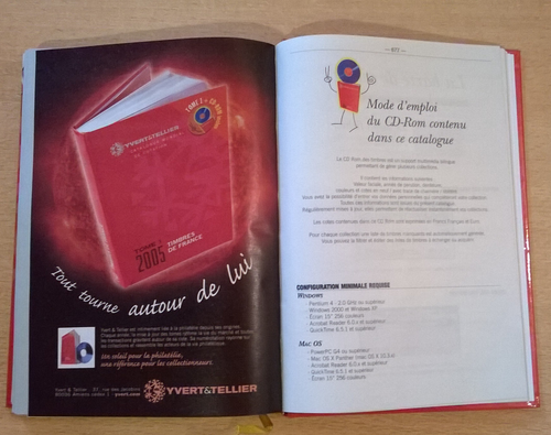 Catalogue YVERT & TELLIER - Tome 1 : France - Edition 2005 (avec CD-ROM) - Picture 21 of 24