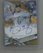 CARSON FULMER 2017 Topps Chrome Gold Refractor Rookie RC Auto /50 White Sox