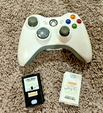 Official OEM Microsoft Xbox 360 White Controller Tested, Wireless