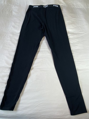 Victoria’s Secret Rosa Talla Pequeña Acogedor Mujer Leggings Negro Sólido Mezcla Algodón - Imagen 5 de 6