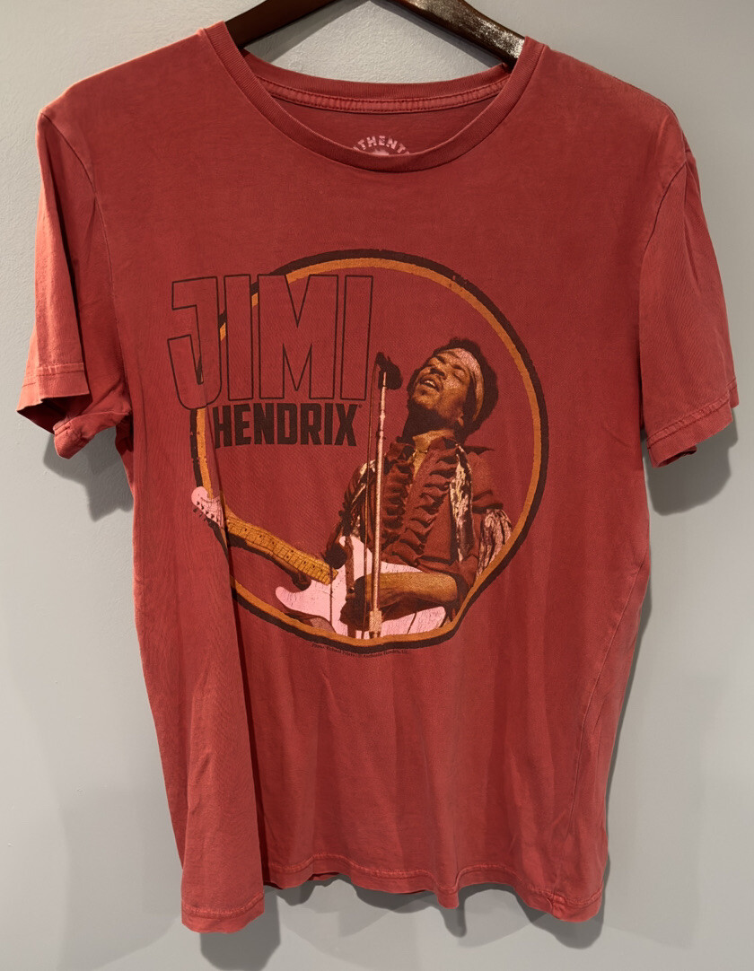 2017 Authentic Hendrix Jimi Hendrix Red Shirt Med… - image 1