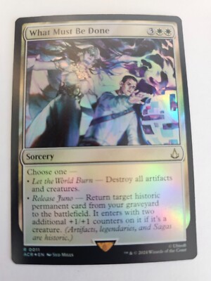 MTG - What must be done FOIL Assassin's Creed #011 | eBay