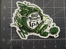 DOGFISH HEAD dog fish 60 Minute IPA STICKER decal craft beer brewing brewery T