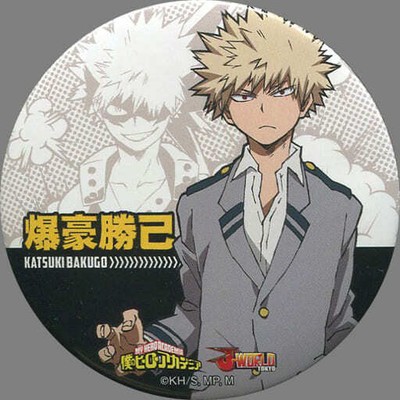 My Hero Academia Bakugo Katsuki Badge J World Tokyo Ebay My Hero Academia Bakugo Katsuki Badge J World Tokyo Ebay