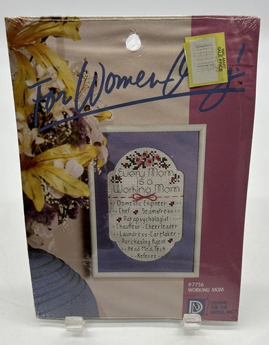 Lot Of 3 Vintage Designs For The Needle For Women Only Sealed Cross Stitch Kits - Picture 2 of 7