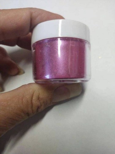 Rose Red Mica Pearl Powder 5 grams in a jar - Picture 10 of 12