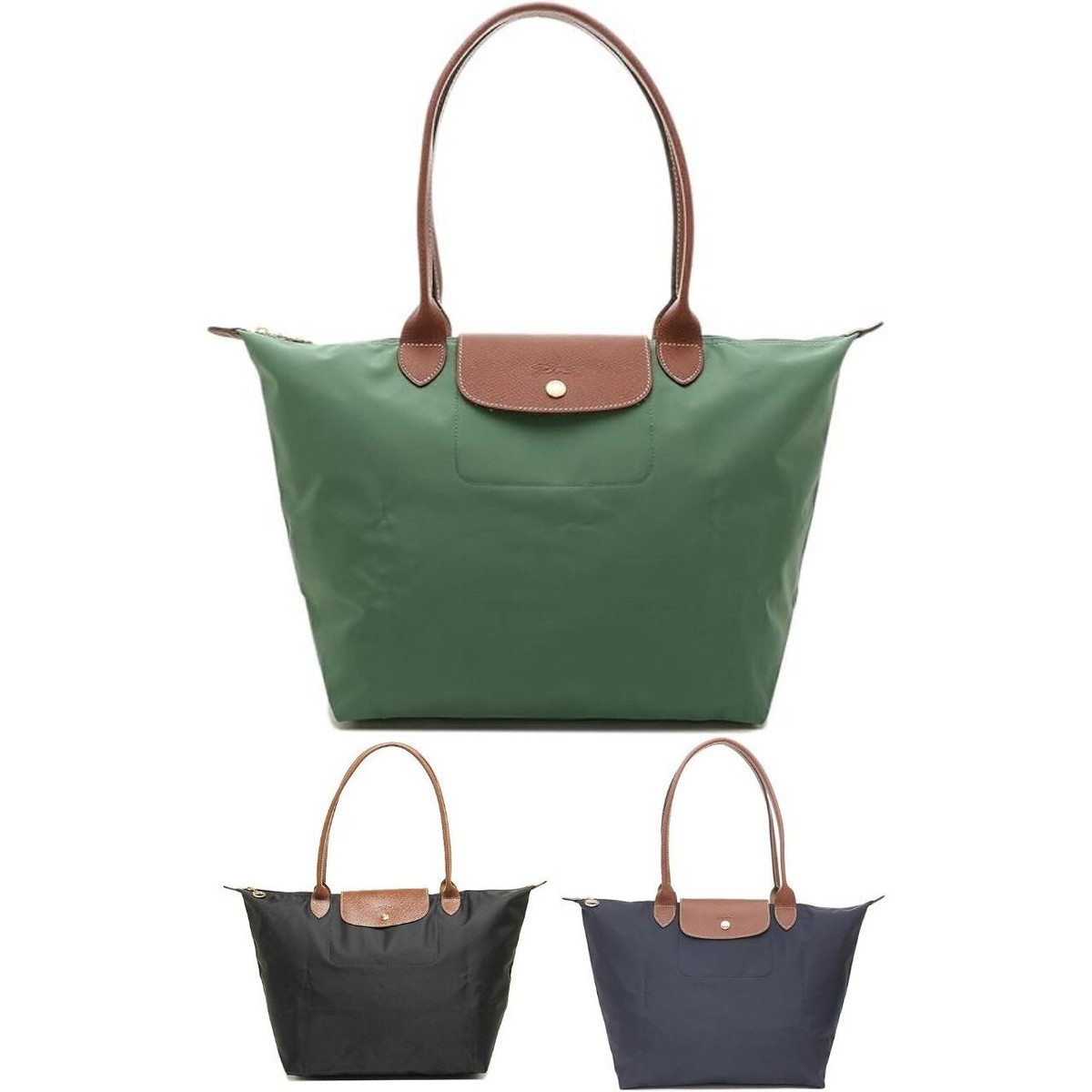 SALE LONGCHAMP Tote Bag LE PLIAGE L Size Nylon Foldable SAGE