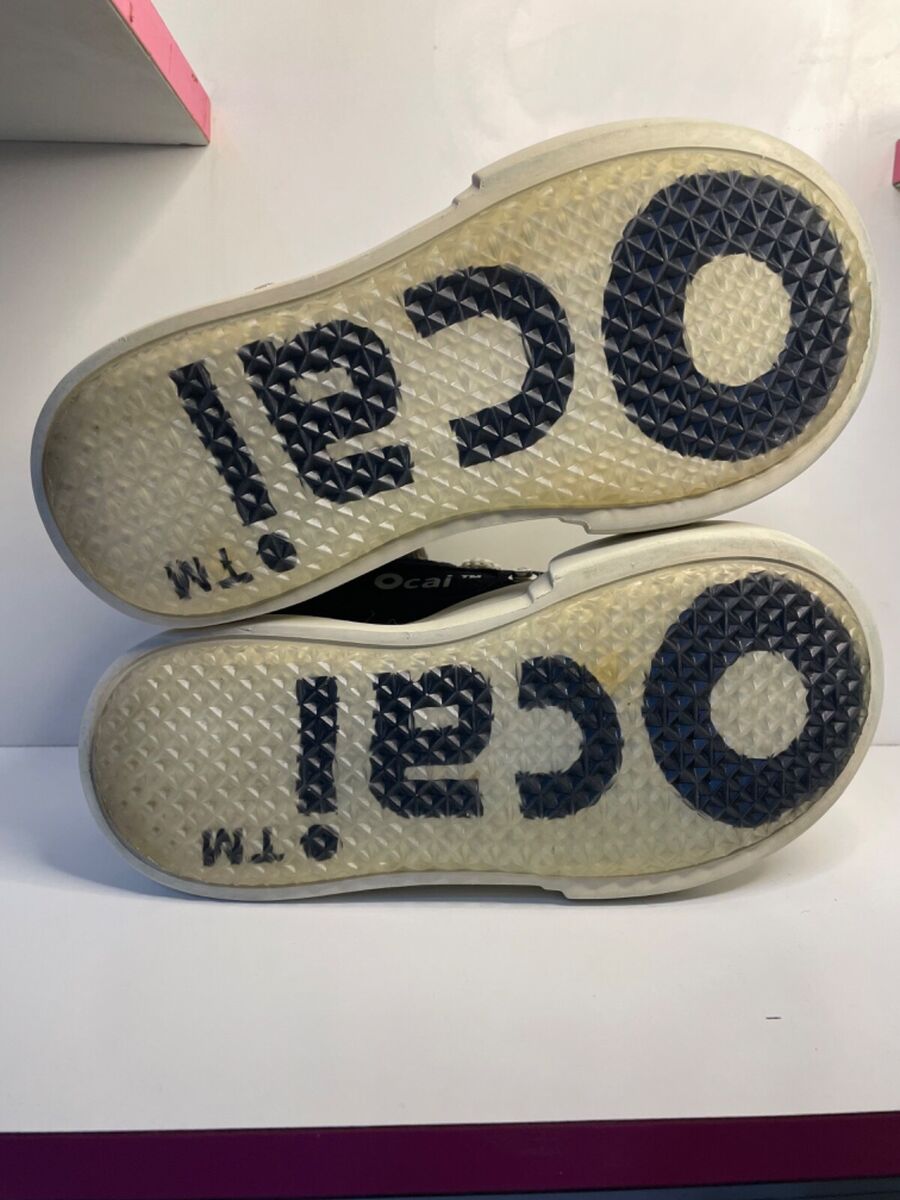 OCAI Smile Black canvas shoes thick soles OC230232 - Size OCAI Smile Black canvas shoes thick soles OC230232 - Size