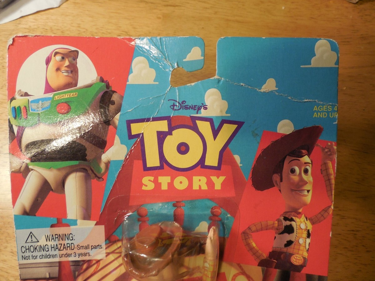 Vintage 95 Toy Story Woody Bendy Bendable Pixar Disney Sealed Card