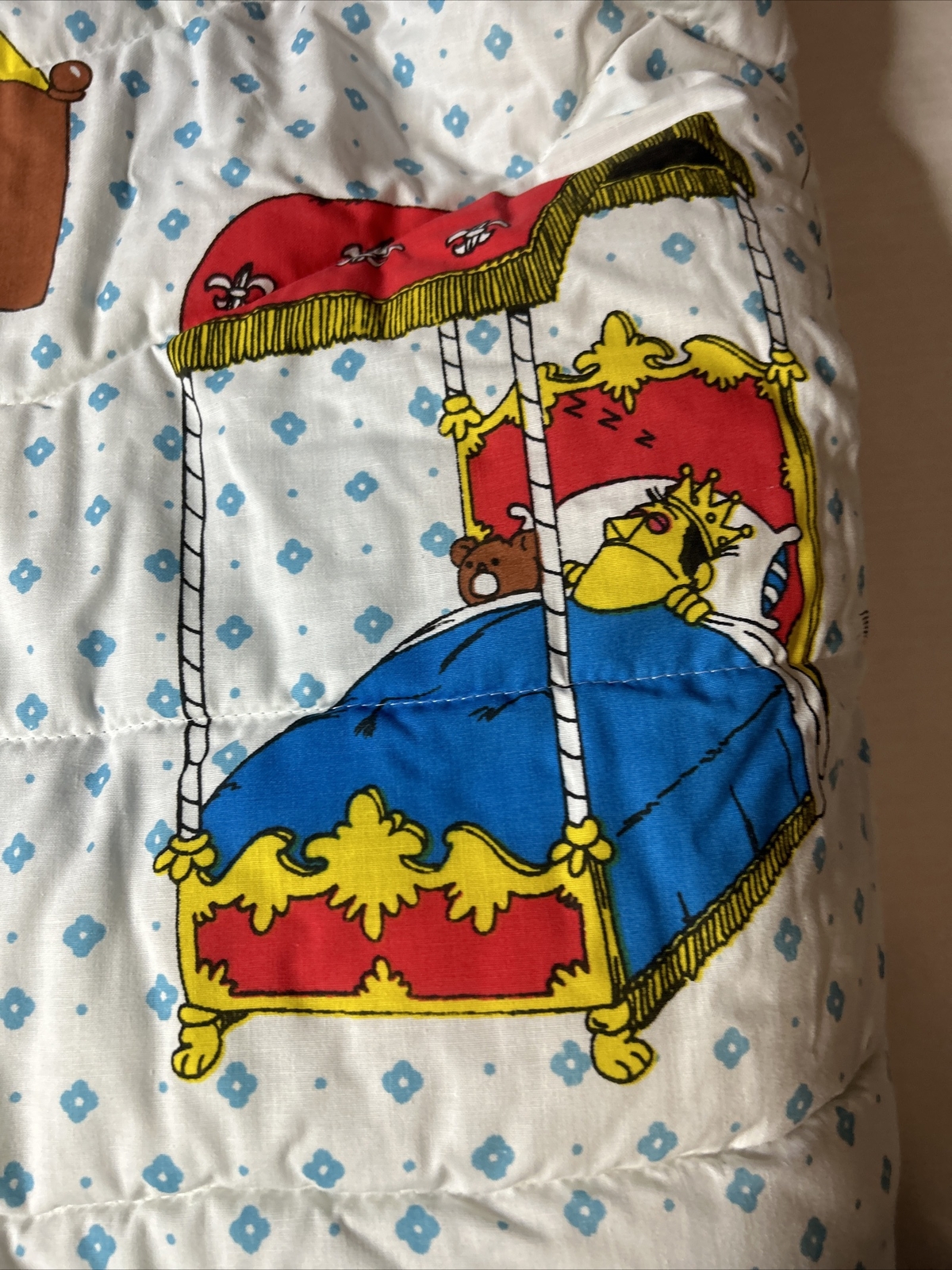 Vintage JC Penney Sesame Street sleeping bag Zipper Blanket quilt 68x80” eBay