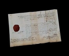 Royal King George IV Supreme Court British Royalty Signed Document Manuscript UK