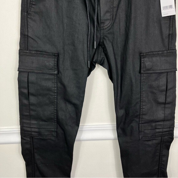 NEW J Brand Black Coated Fenix Slim Slouch Cargo Pull On NEW J Brand Black Coated Fenix Slim Slouch Cargo Pull On