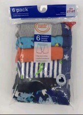 Wonder Nation Boy's Animal Print Set of 6 Boxer Briefs Size 2T-3T B74