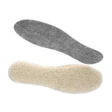 WOOL + FELT INSOLES THICK INNER SOLES SHEEPSKIN SHOES BOOTS PAD WINTER WARM SOFT