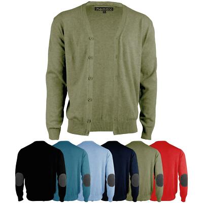 Strickjacke Herren 2XL-5XL 100% Baumwolle Pullover Pulli Jacke