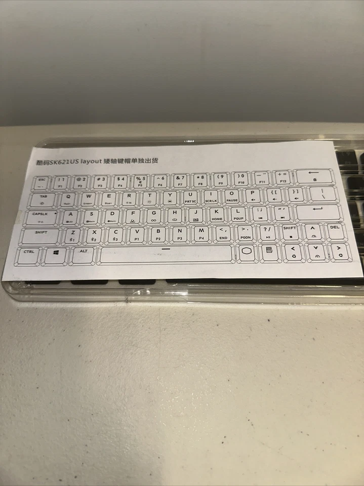 Cooler Master KC-LAPB61-US Mechanical Gaming Keyboard Keycap Replacement . - Image 3 of 4