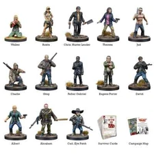 The Walking Dead All Out War Miniatures Game Fear The Hunters Collection