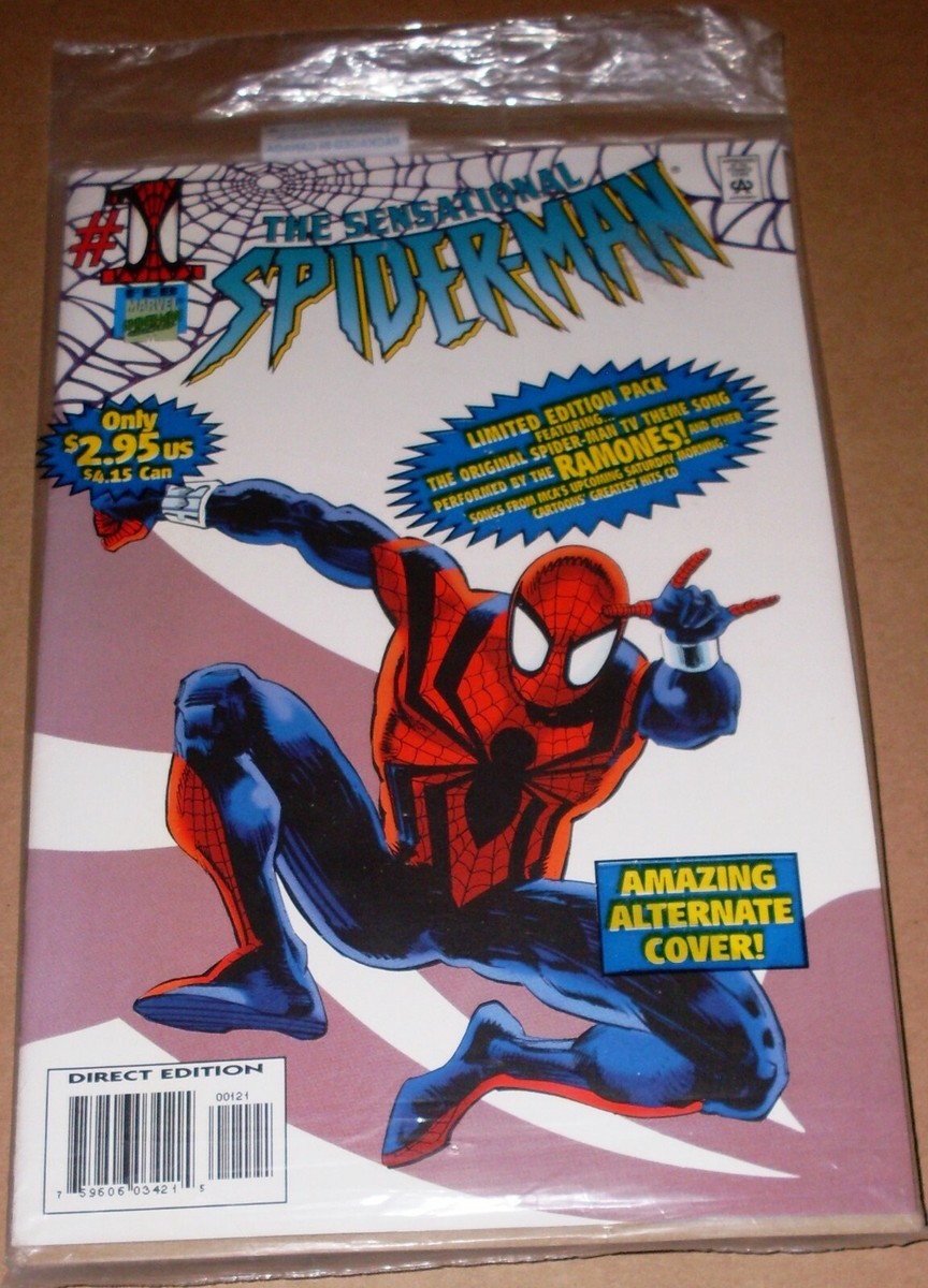 Sensational Spider-Man #1 Variant Camelot Music Ramones Casette