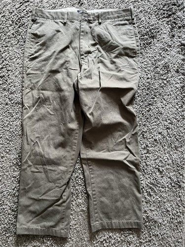 Lands' End traditionelle Passform konisches Bein graue Herrenhose Größe 36x30