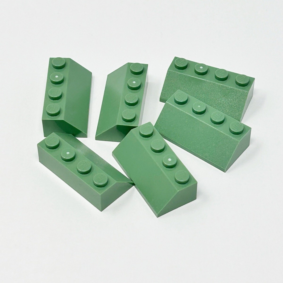 3037 LEGO Parts Slope 45 2x4 SAND GREEN (6) | eBay