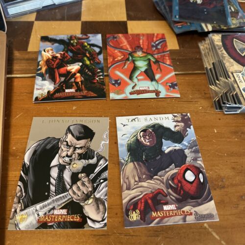 2007 Marvel Masterpieces Complete Spider-man Chase Card Set S1-S9 - Picture 3 of 4