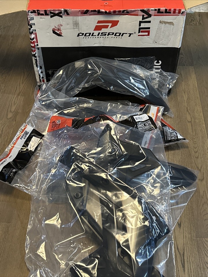 Parafanghi Moto Polisport Parafanghi Anteriori Polisport In Plastica Nera Per Honda CR125R/250R 95-07, CR500R, CRF250X/450X Parafanghi Motocross - Foto 11