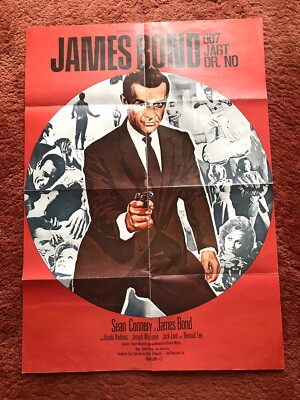 James Bond jagt Dr. No Kinoplakat Poster A1, Sean Connery, Bond, WA 1974