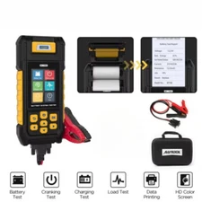 BT760 8-24V 30-2000 CCA Car Battery Tester with Printer Color Screen for cars