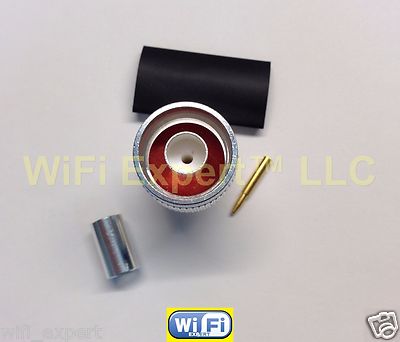 Connettori Tipo N Maschio 4 Spine A Crimpare Maschio Tipo N Per Cavi RG8-X, Mini-8, LMR240, RG8x Connettori N Maschio A Crimpare - Foto 4