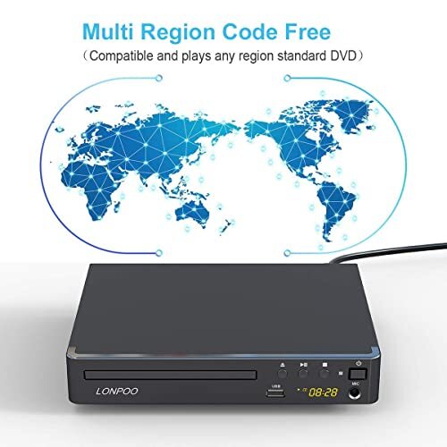 lp-099 multi region code zone free pal / ntsc hd dvd player cd player with hdmi