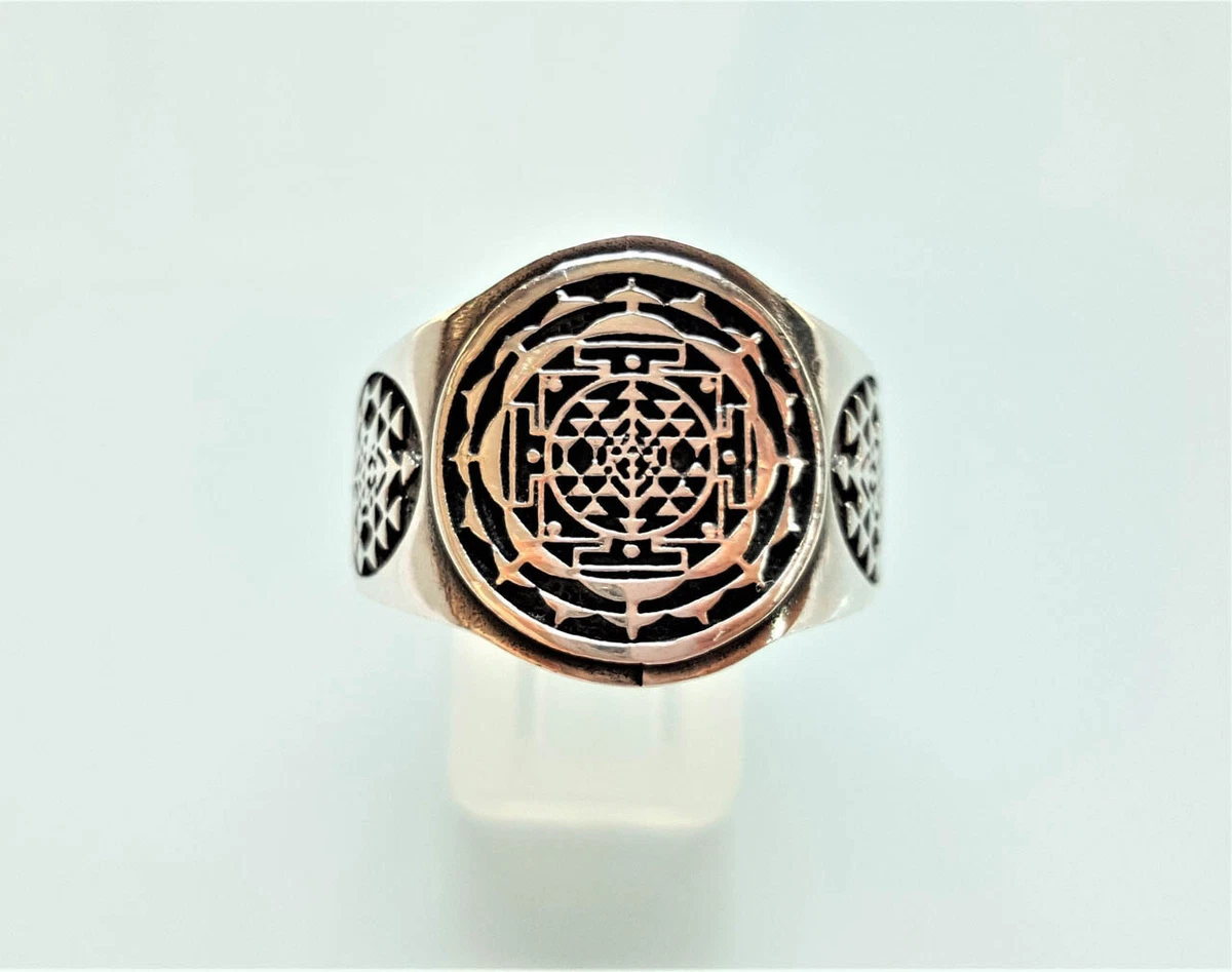 Pure Panchaloha Sree Chakra Ring – Sreenivasa Fashion Jewellery