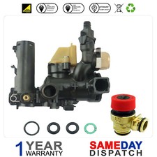 WORCESTER GREENSTAR JUNIOR 24i & 28i MK5 RETURN MANIFOLD UNIT 87161064420 + PRV