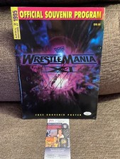WRESTLEMANIA XI 11 SOLO SIGNED PROGRAM WWF UNDERTAKER AUTOGRAPH JSA CERT READ!!