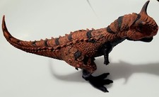 Rare Schleich Dinosaur 8  Carnotaurus Figure Movable Jaw