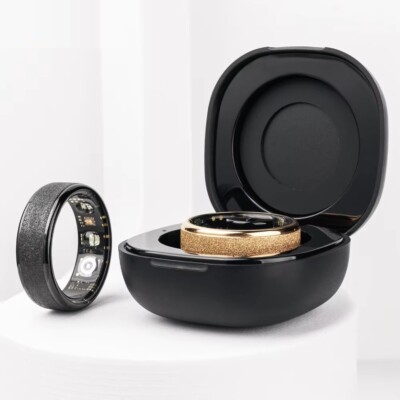 IP68&5ATM Wasserdicht Smart Ring R10 Blutsauerstoff Herzfrequenz Schlafmonitor