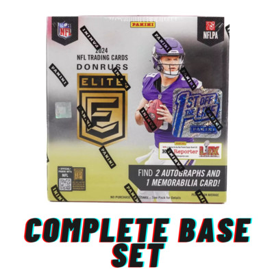 Complete Your Set 2024 Panini Elite Football Base (1-100)