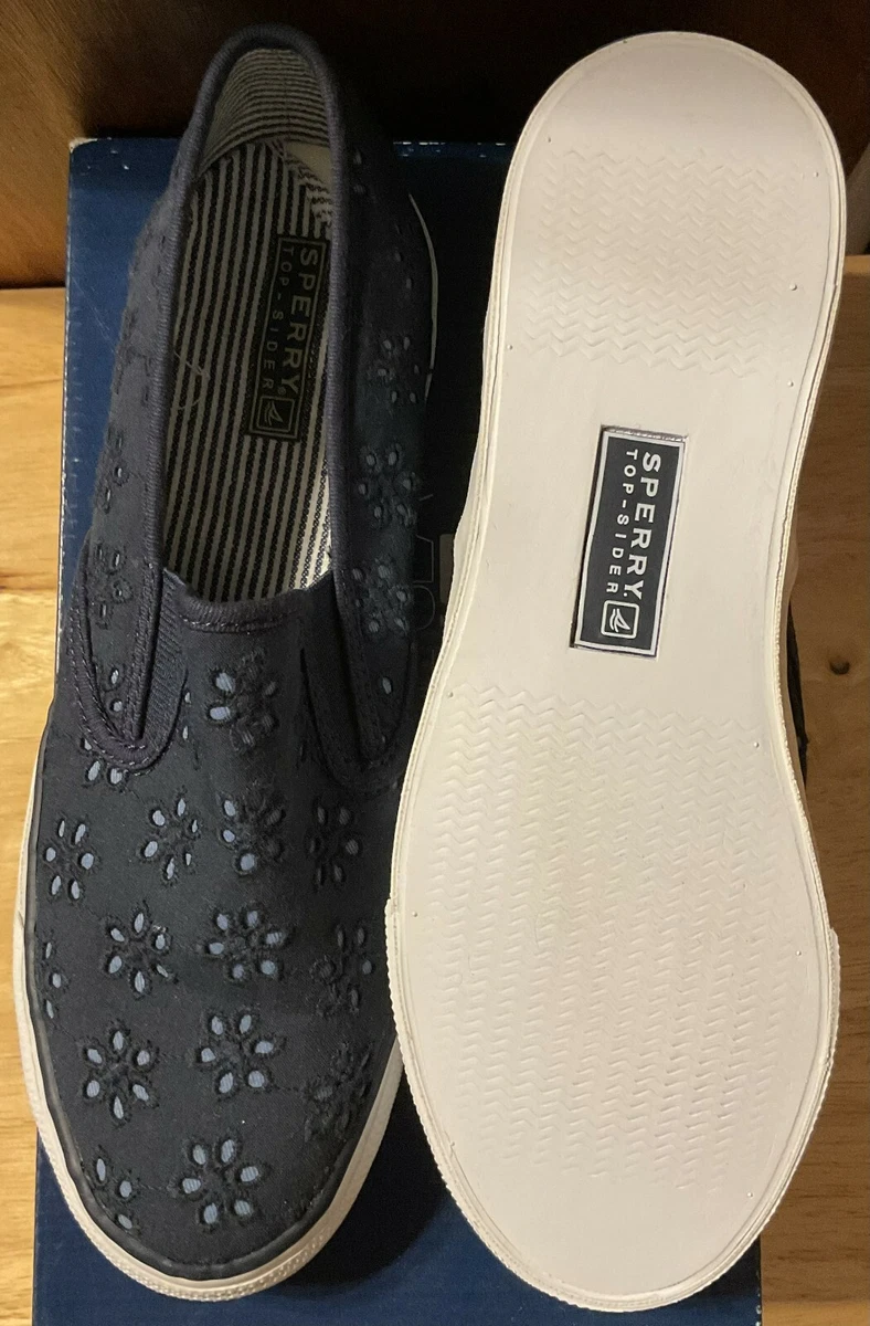 Sperry metallic slip on cheap