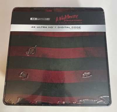 A Nightmare on Elm Street 7-Film Collection 4K Ultra HD Steelbook Box Set New 