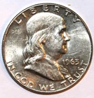 1963-D Franklin Half Dollar - BU - #9626D