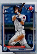 2024 Bowman Draft #BDC-81 Cole Mathis Chrome
