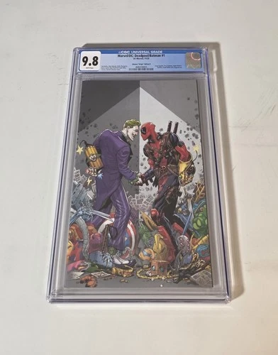 Deadpool Batman #1 CGC 9.8 Grade Patrick Gleason Limited Virgin Edition Cover C