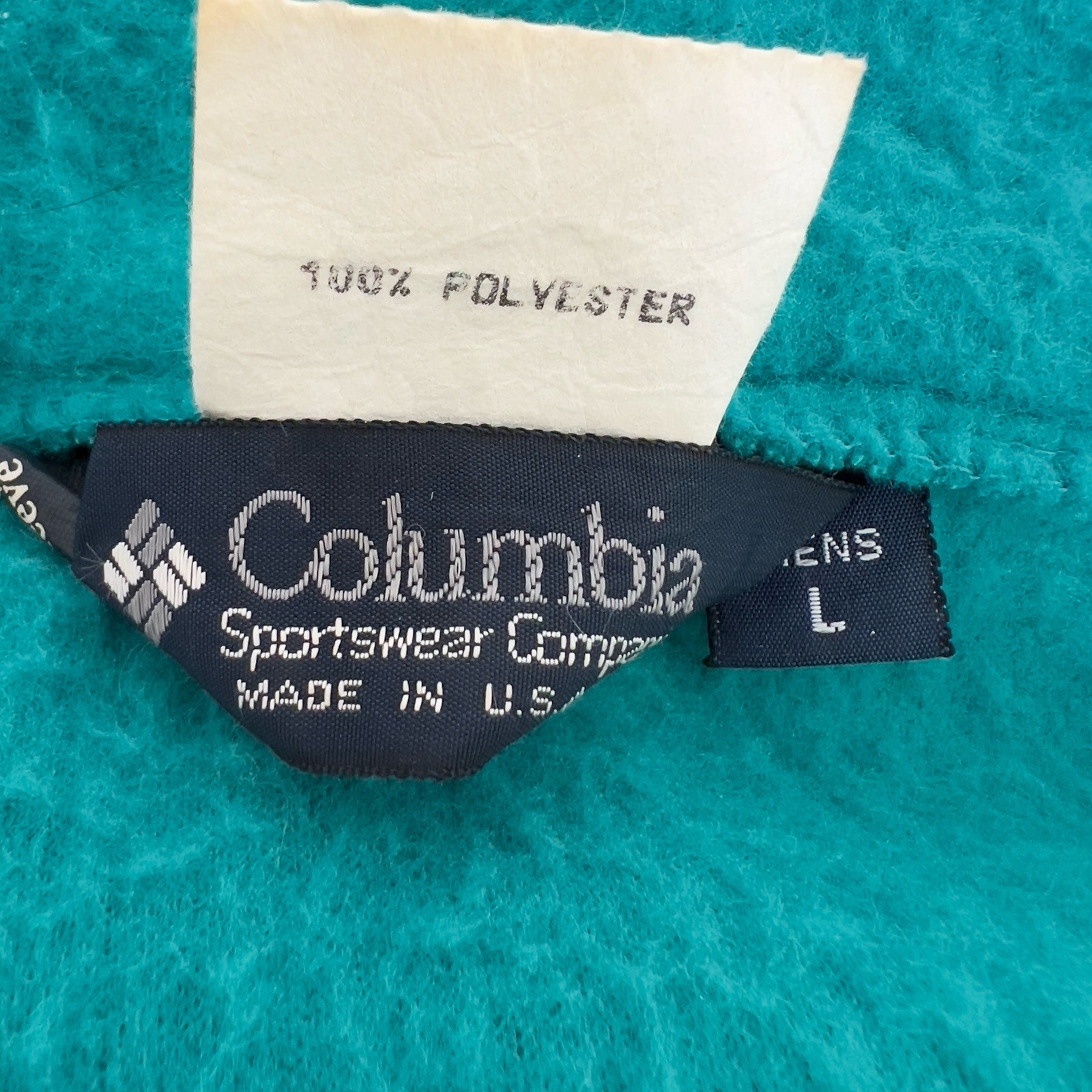 Columbia Bugaboo Interchange 3-in-1 Jacket Men’s L Vintage 90s Neon Ski Coat