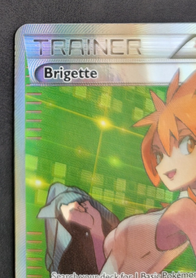 Pokemon TCG Brigette Full Art Card 161/162 XY Breakthrough LP