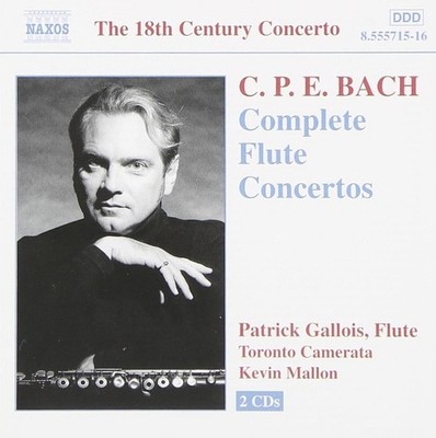 Carl Philipp Emanuel Bach, Patrick Gallois, Toronto Camerata, K - CD - Very Good